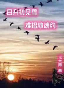 日升初见雪难招冰魂约